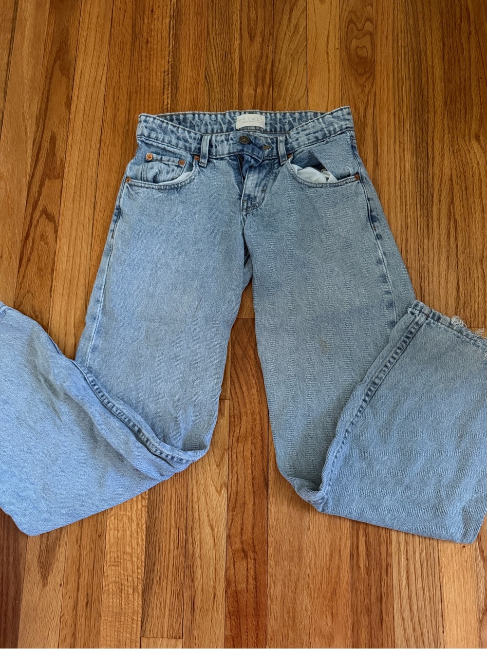 Motel Rocks Light Blue Boyfriend Jeans